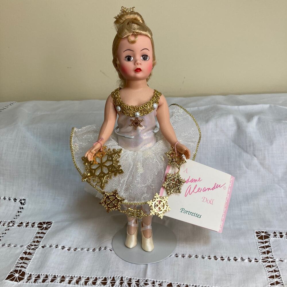 Vintage 90s Madame Alexander 10" Snowflake Portrettes Cissette Ballerina #1167